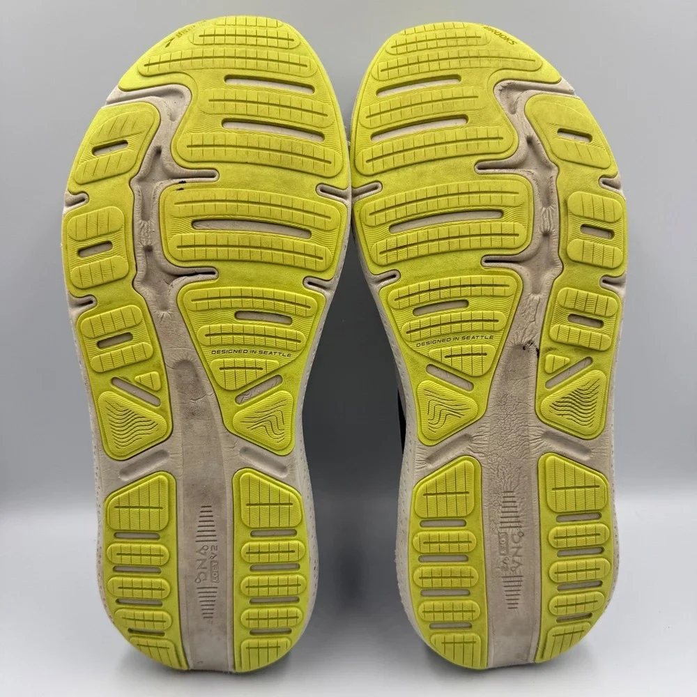 Brooks Ghost Max Grey Running‎ Shoes Athletic Sneakers Men's Size 14 1104061D071